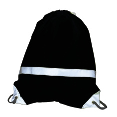 Reflektierender Rucksack - schwarz
